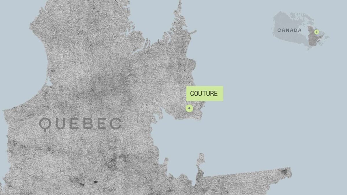Couture, Quebec location map