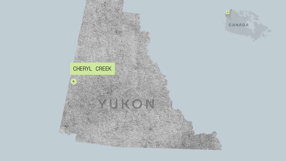 Cheryl Creek, Yukon location map